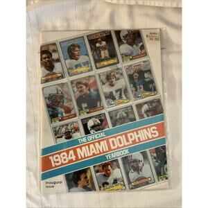 Vintage The Official 1984 Miami Dolphins Yearbook Inaugural Issue w/ Dan Marino